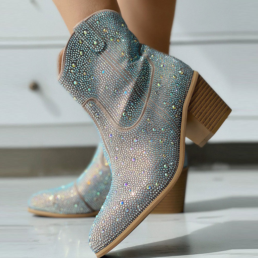 Champagne Boots Damen | Glitter Kleding