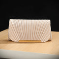 Beige Glitter Clutch