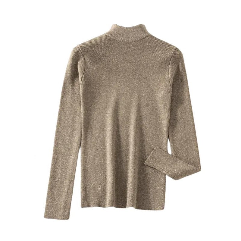 Beige Glitter Trui