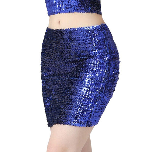 Blauw Glitter Rokje