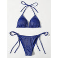 Blauwe Glitter Bikini