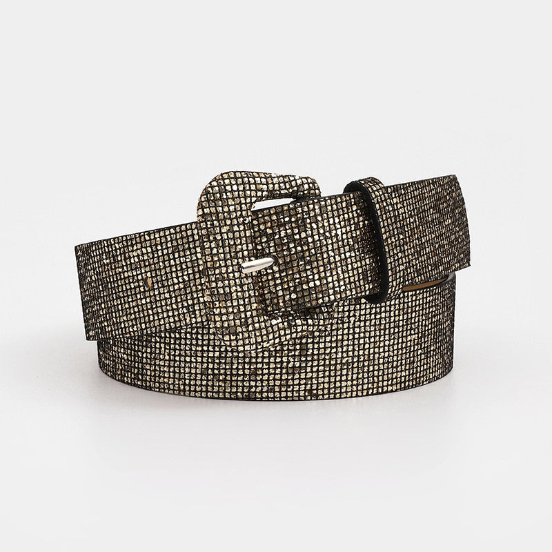Brede Glitter Riem