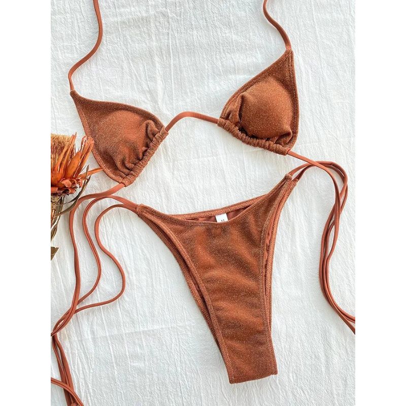 Bronze Glitter Bikini