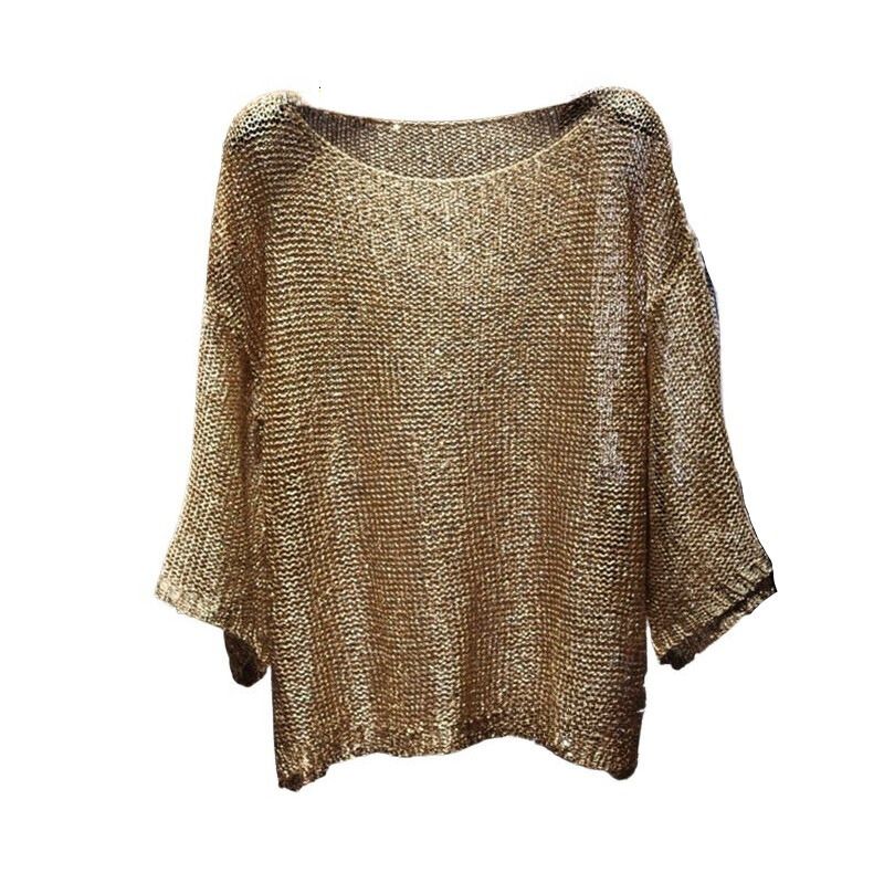 Bruine Glitter Trui