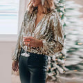 Champagne Glitter Blouse