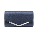 Clutch Blauw Glitter