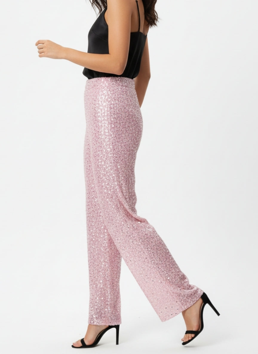 Roze Glitter Broek