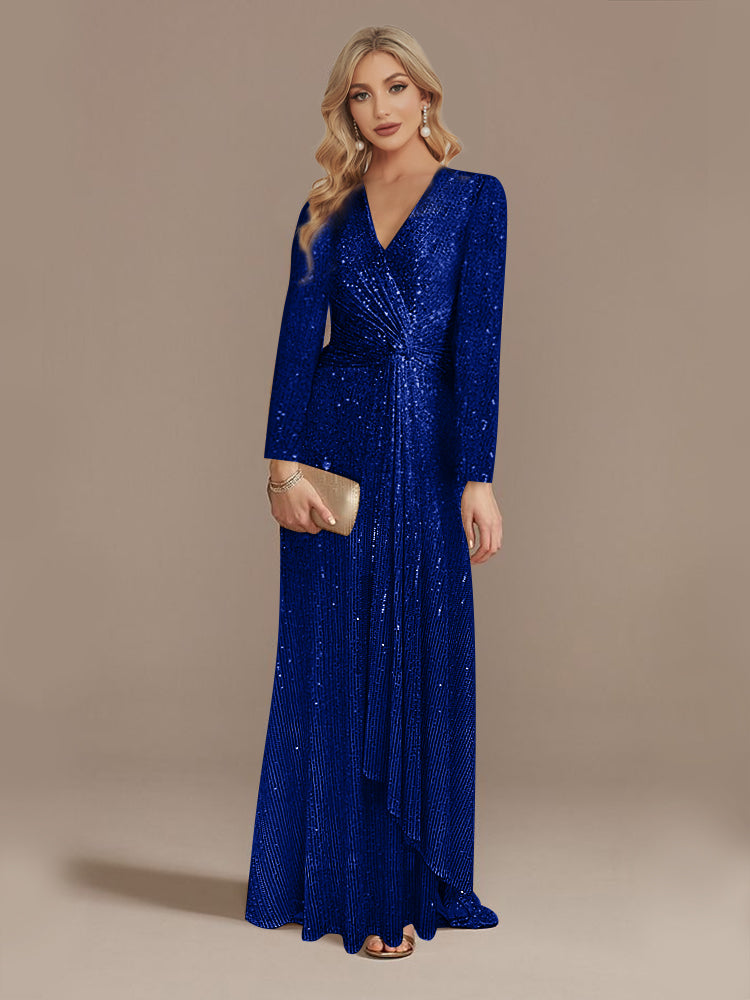 Donkerblauwe Galajurk Glitter