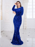 Galajurk Blauw Glitter