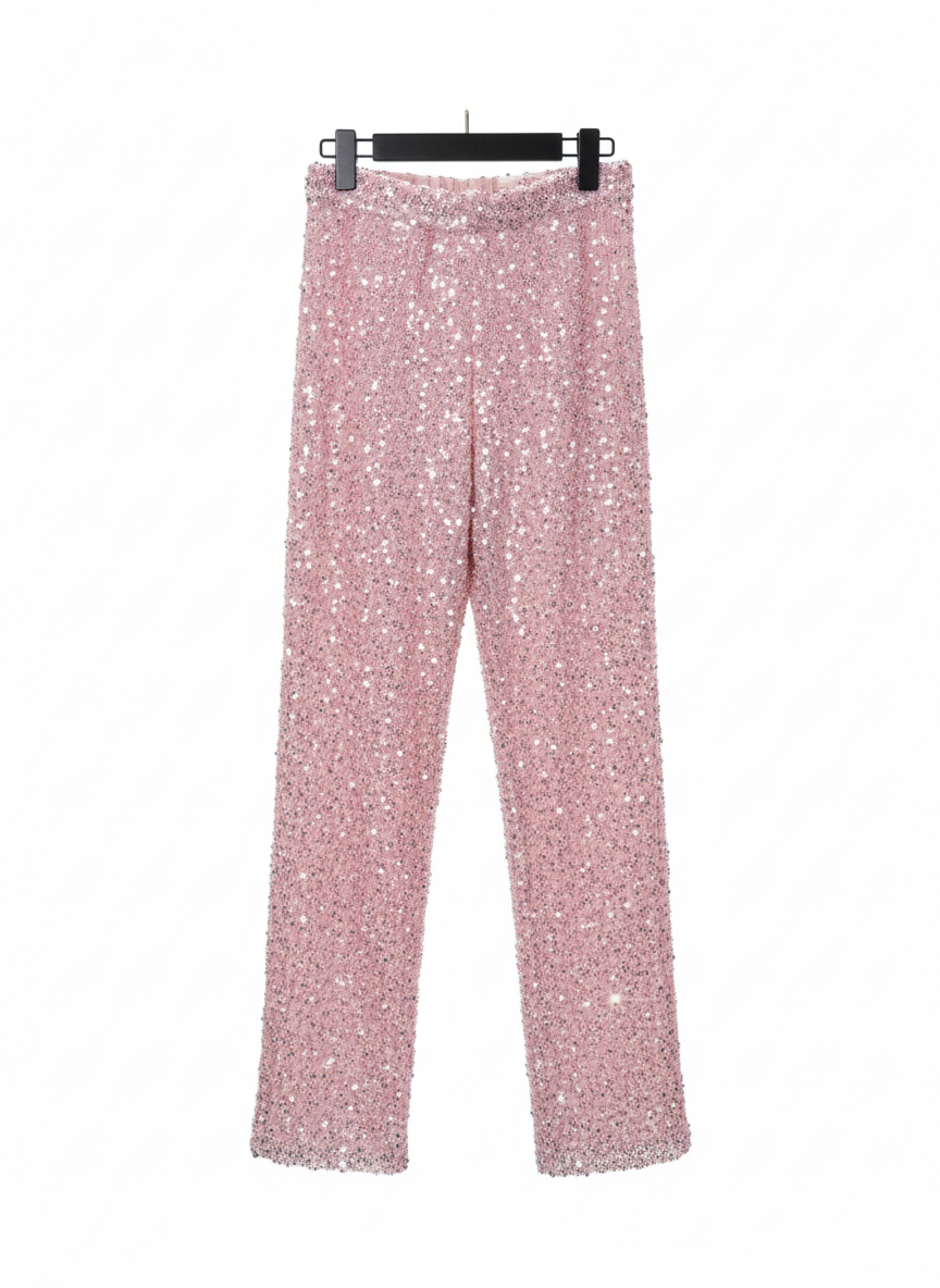 Roze Glitter Broek