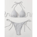 Glitter Bikini Zilver