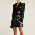 Glitter Blazer Dress