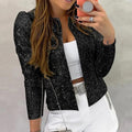 Glitter Blazer Zwart