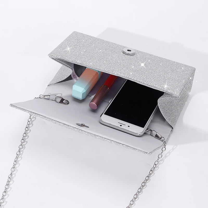Glitter Clutch Bag