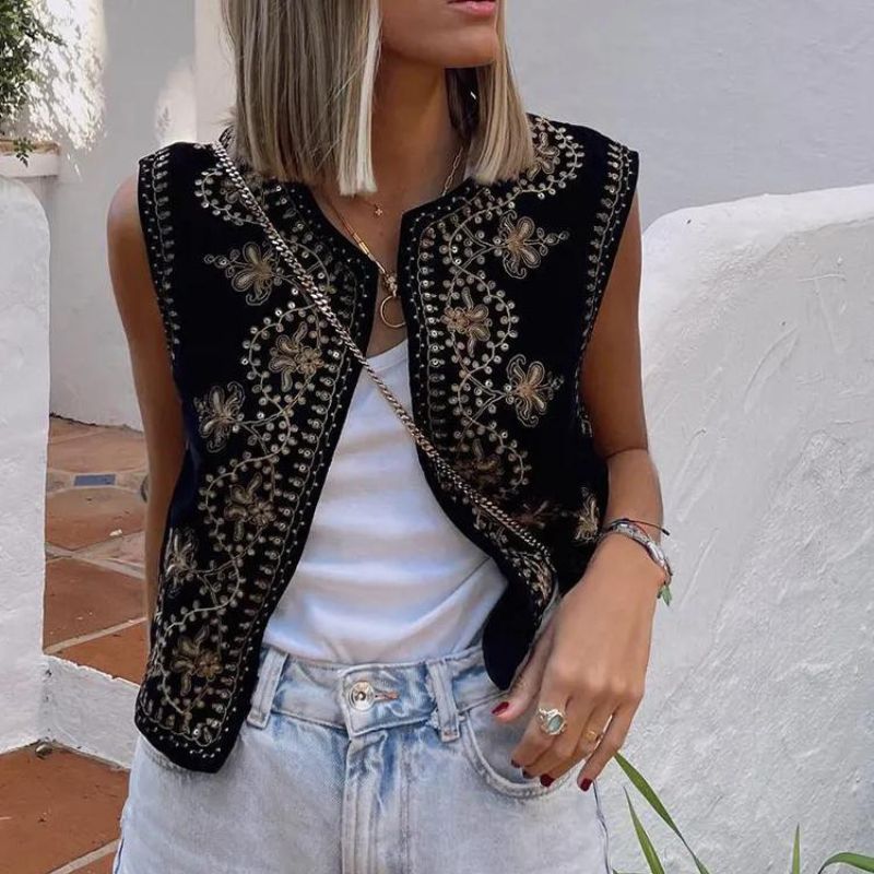 Women's Glitter Vest