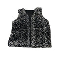 glitter gilet zwart