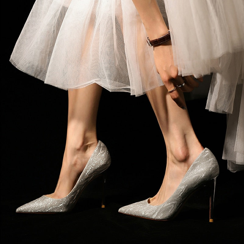 Women's Glitter Heels