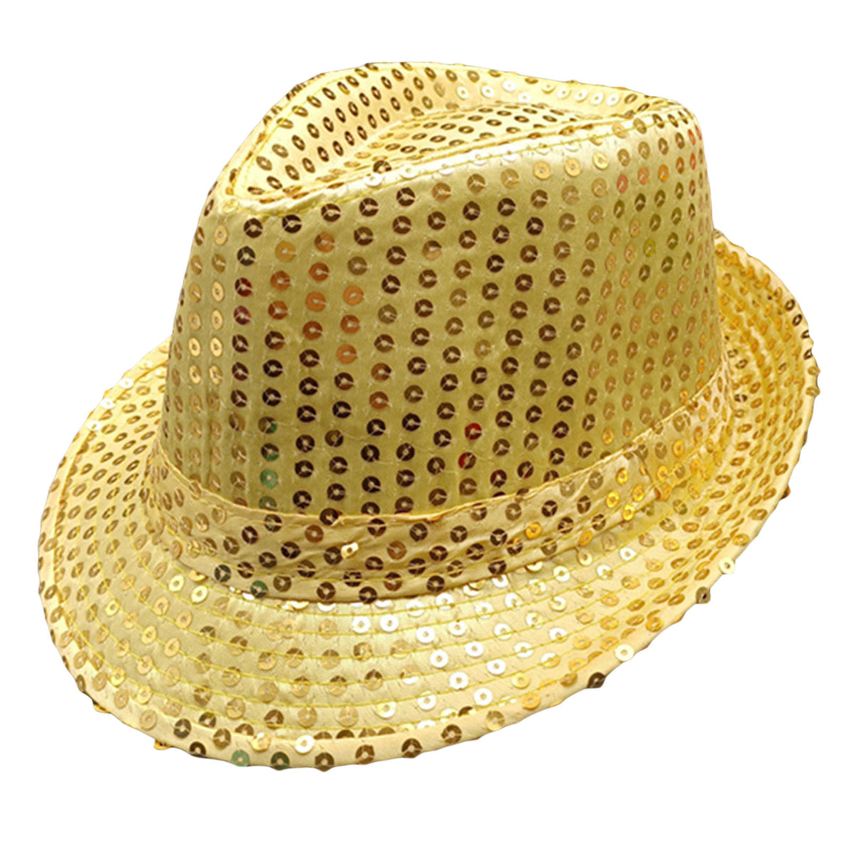 Glitter Hoed Goud