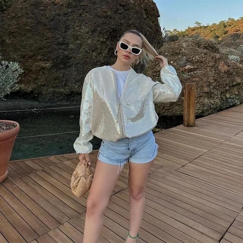 Glitter Jacket Girl