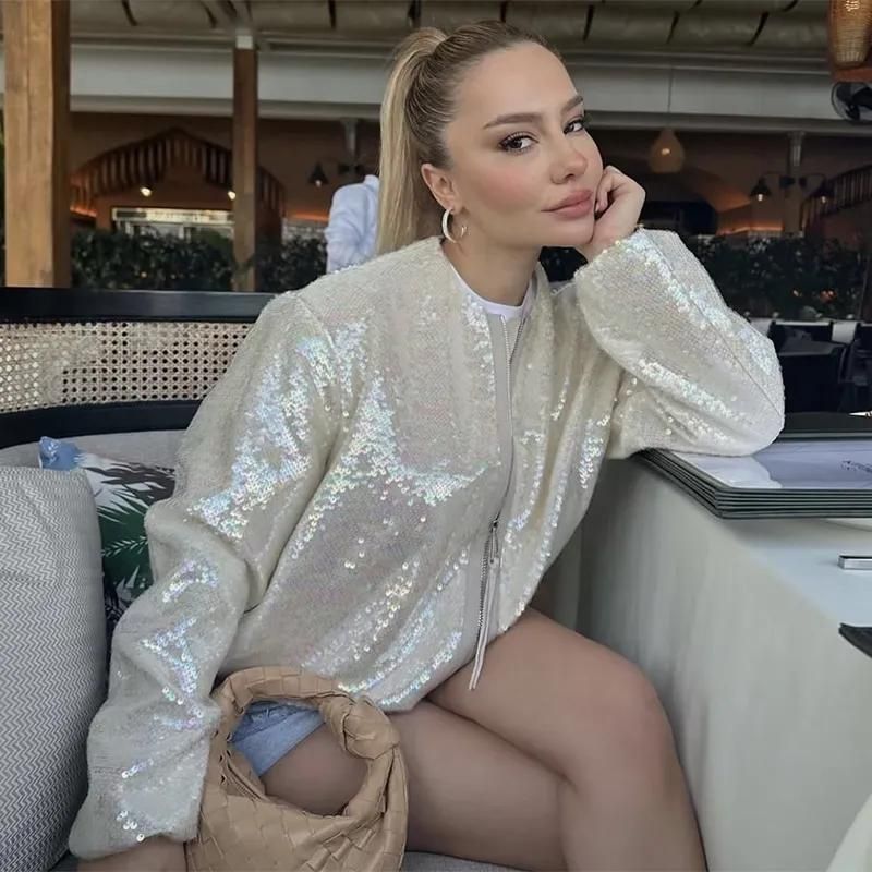 Glitter Jacket Girl