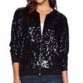 glitter jasje zwart