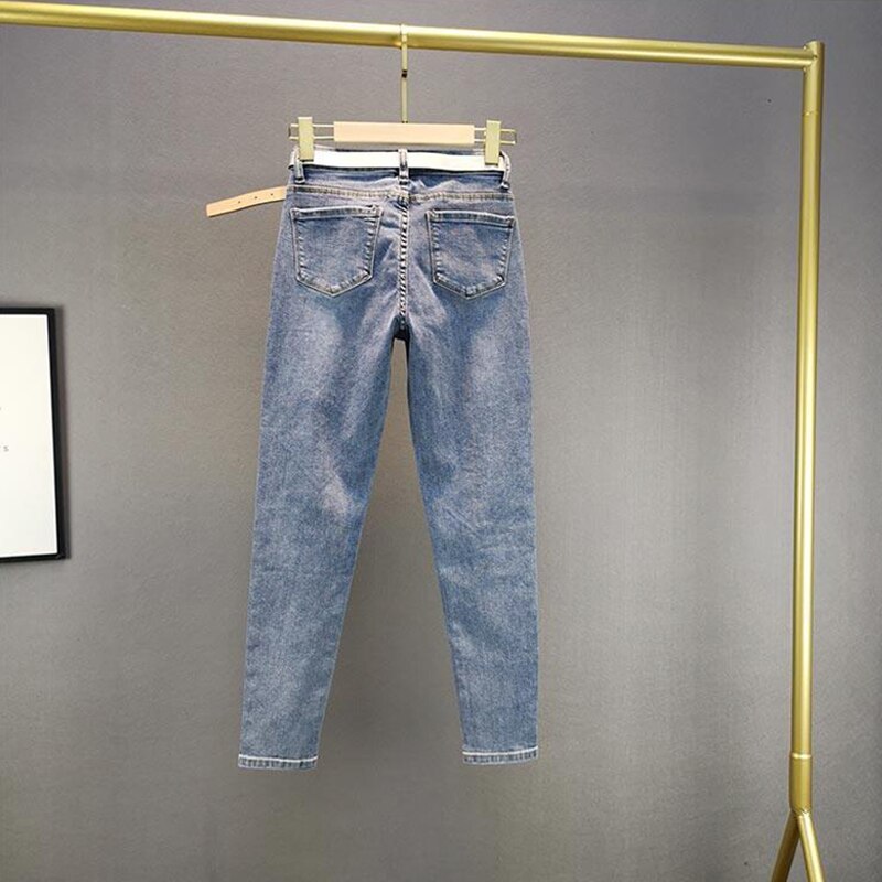 Glitter Jeans Blauw