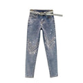 Glitter Jeans Blauw