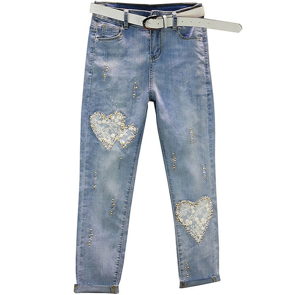 Glitter Jeans Dames Glitter Kleding