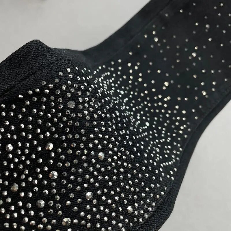Glitter Jeans Zwart