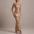 Glitter Jurk Bloemen