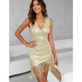 Glitter Jurk Goud