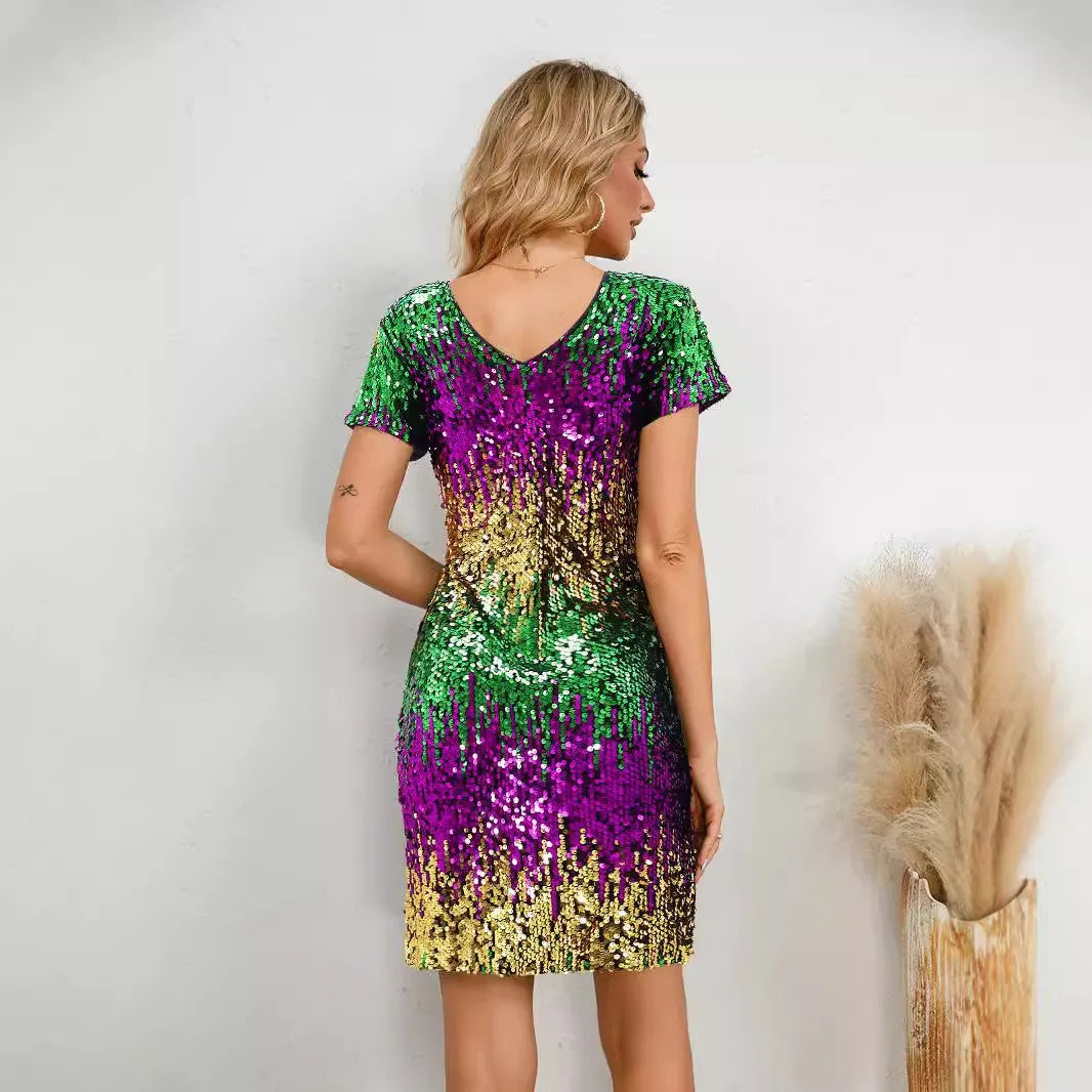 Glitter Rainbow Dress