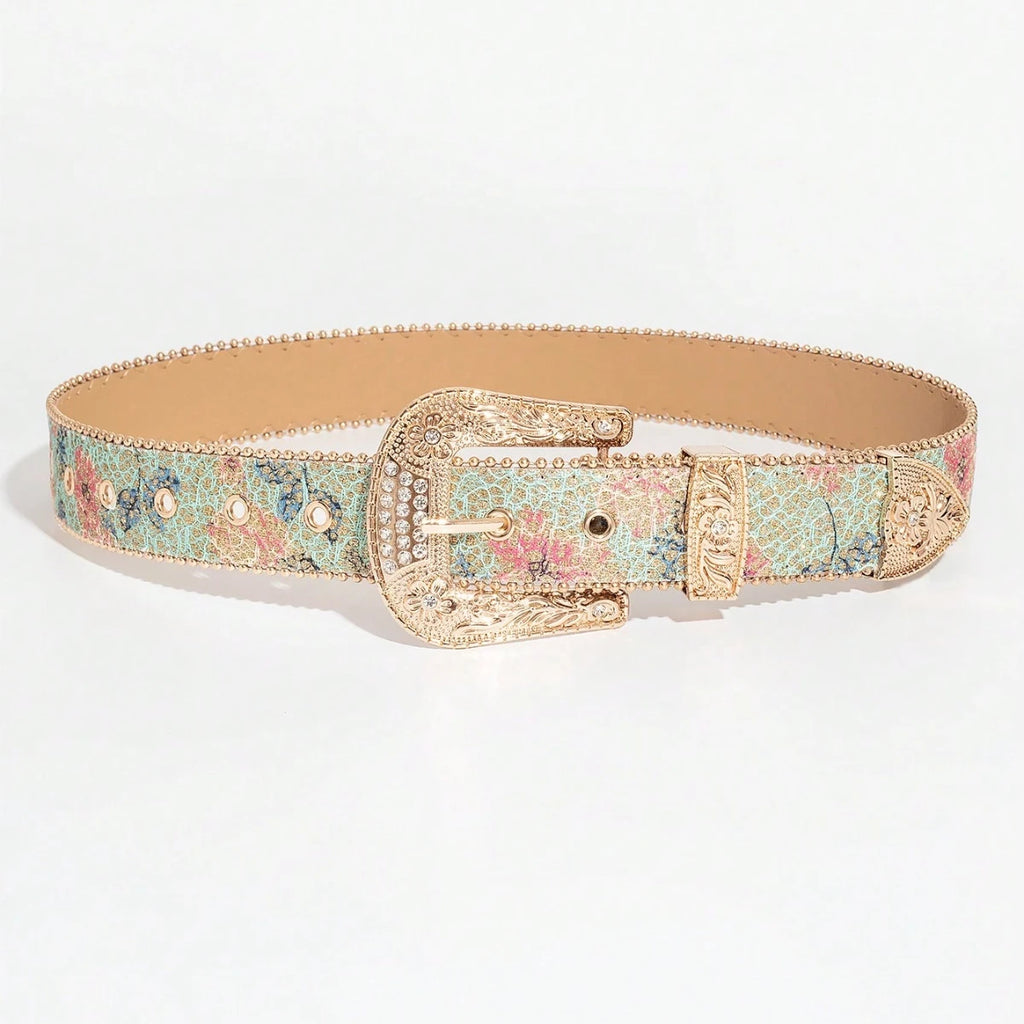 Glitter Riem Beige