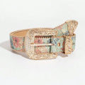 Glitter Riem Beige