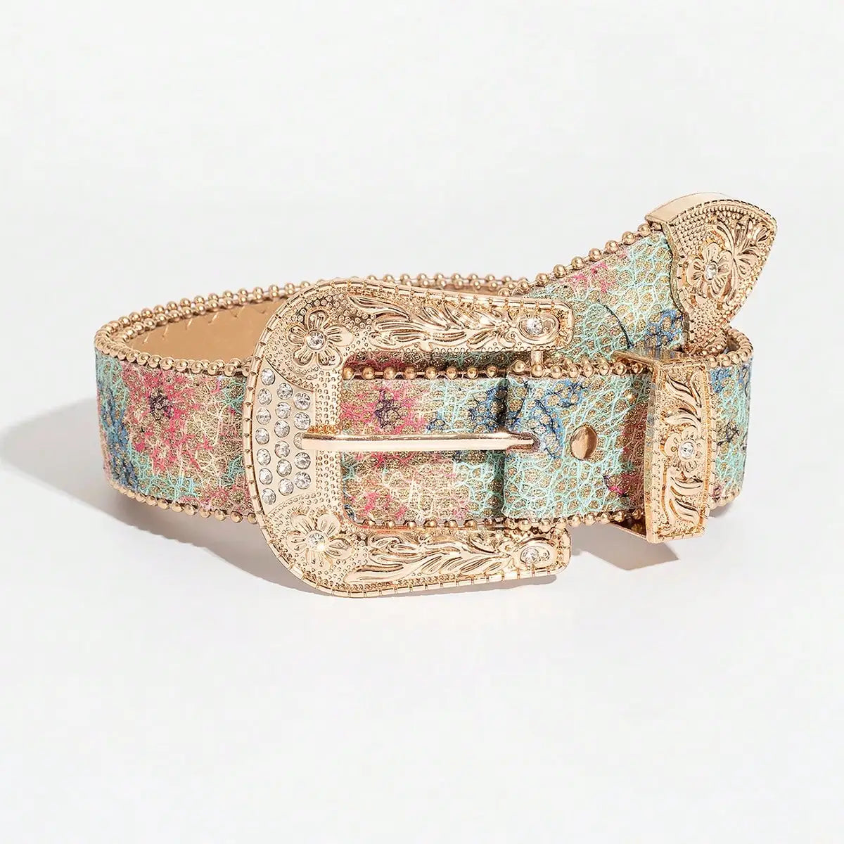 Glitter Riem Beige