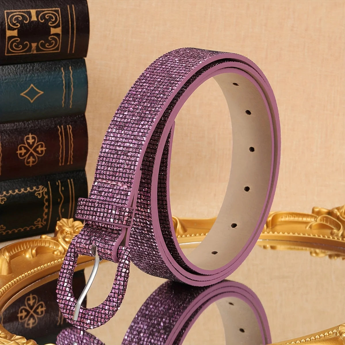 Glitter Riem Paars