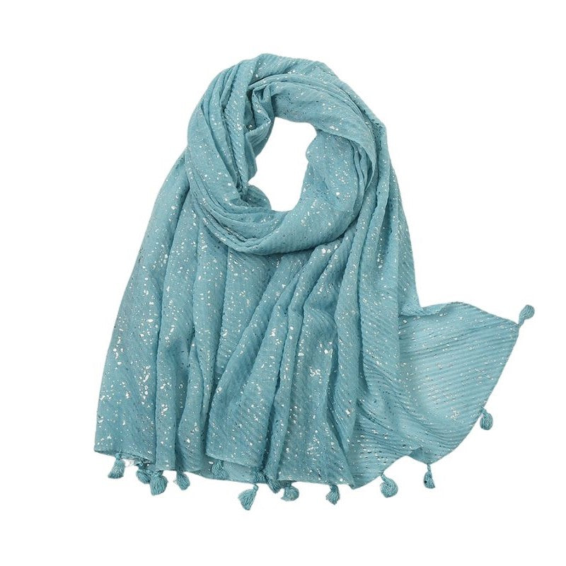 Glitter Sjaal Blauw