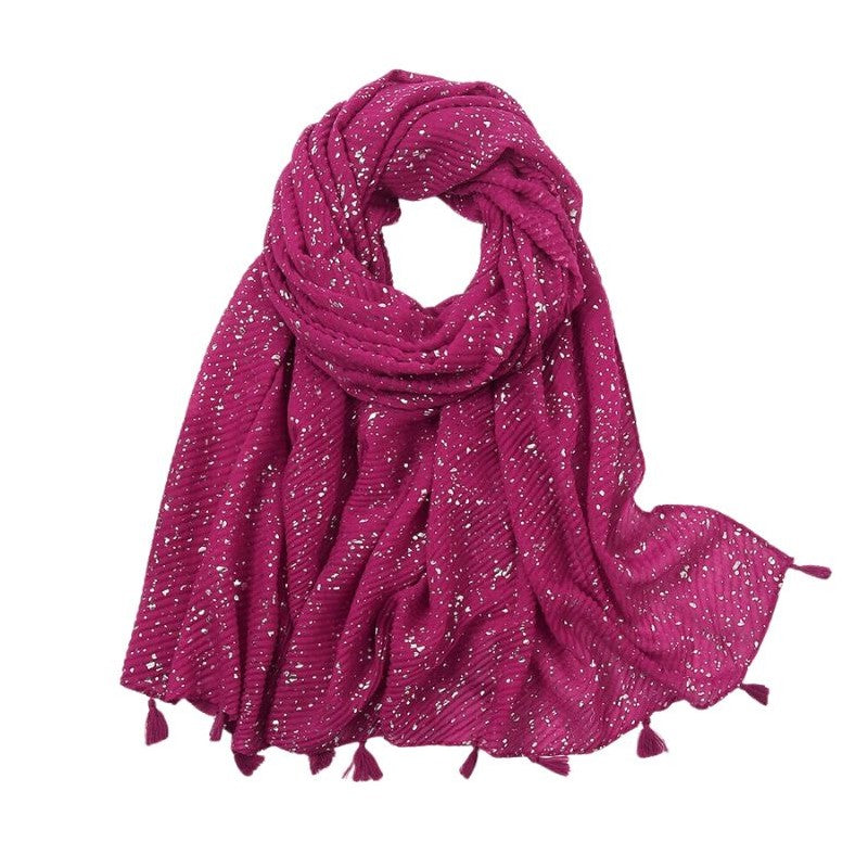 Glitter Sjaal Rood
