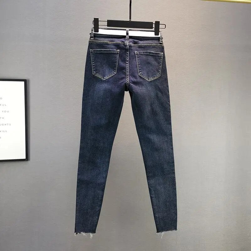 Glitter Straight Leg Jeans