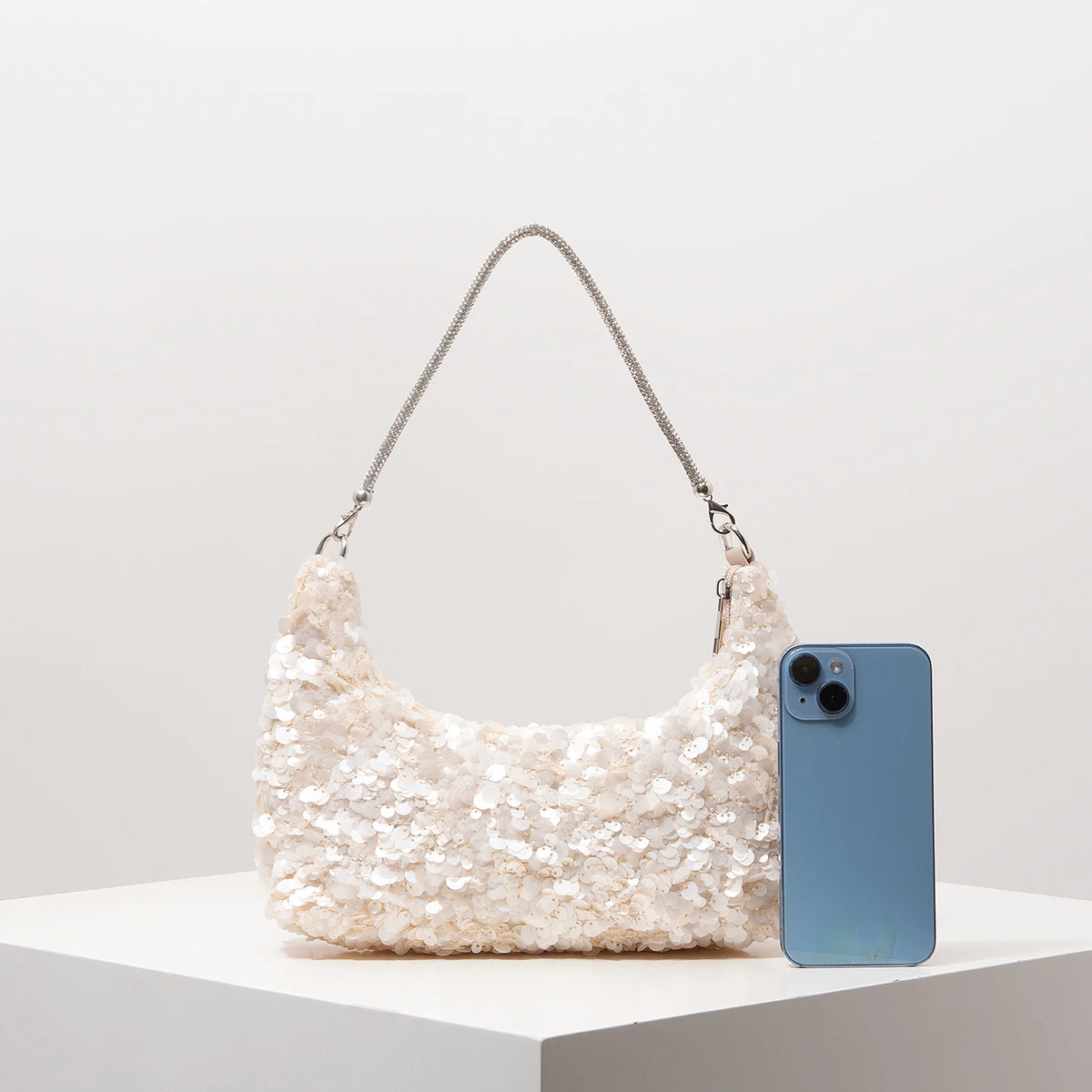 Glitter Tas Beige