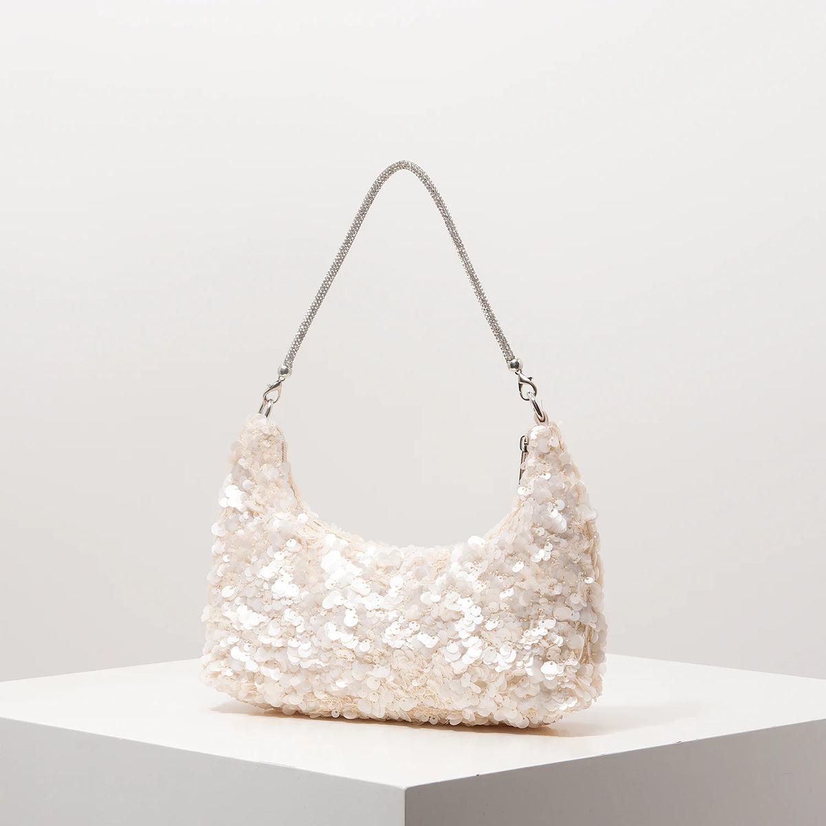 Glitter Tas Beige