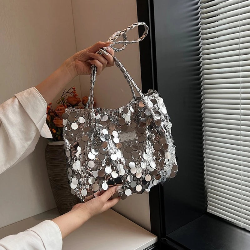 Glitter Tas Wit