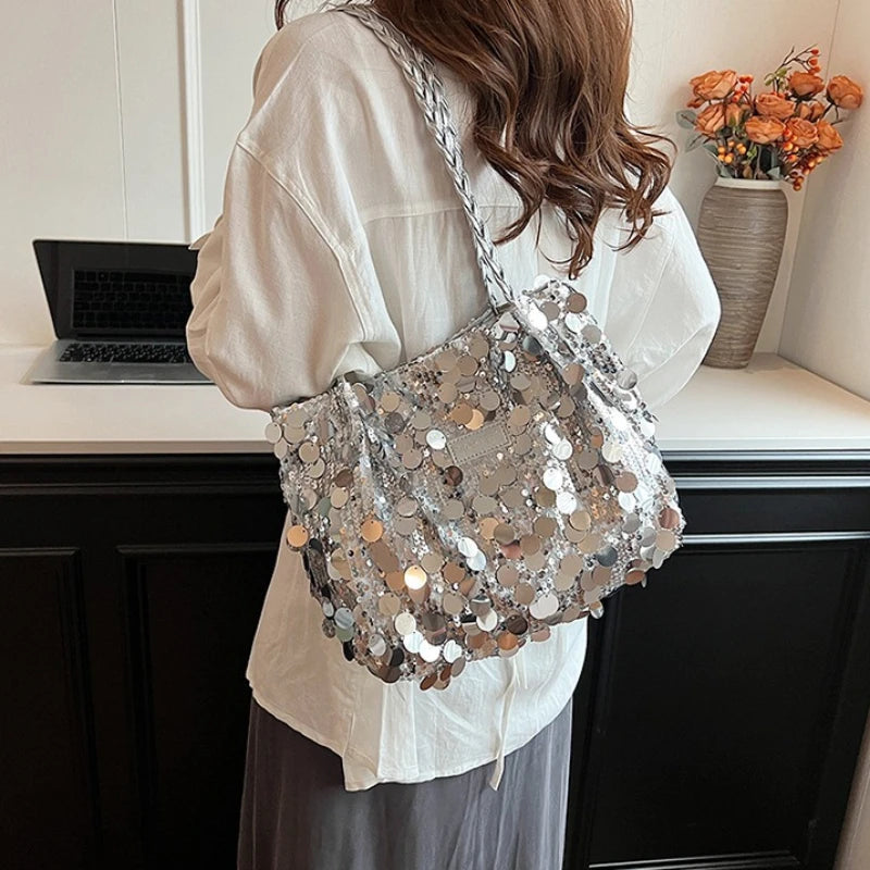 Glitter Tas Wit