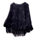 Glitter Trui Zwart