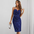 Glitterjurk Donkerblauw