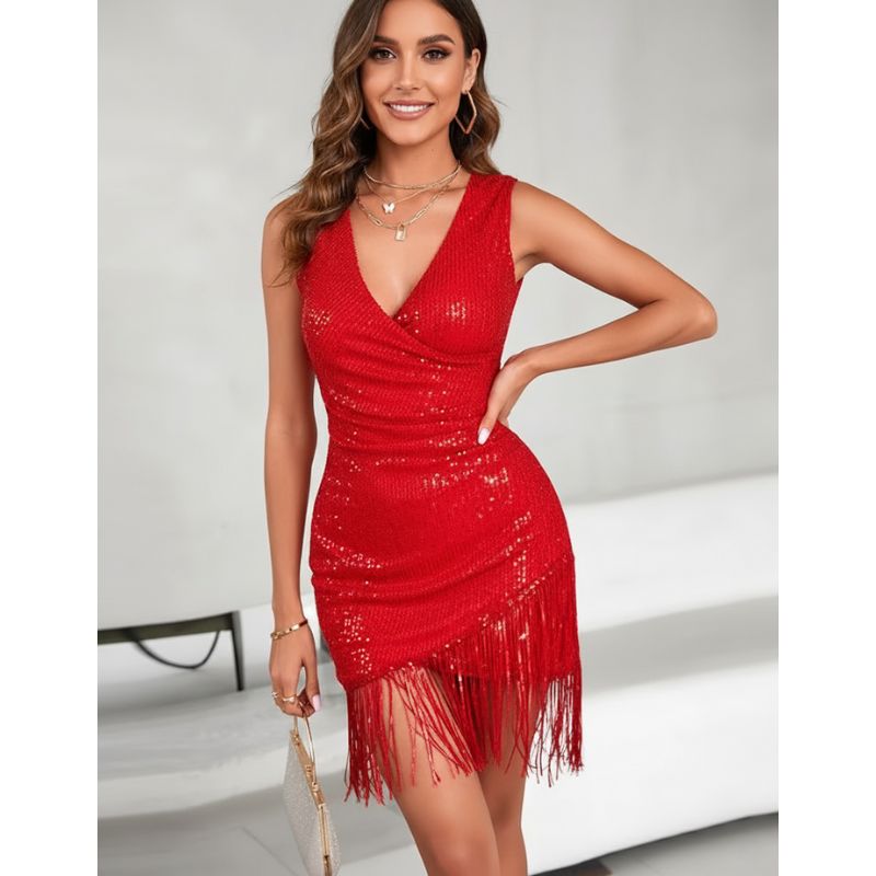 Sparkly Red Dress