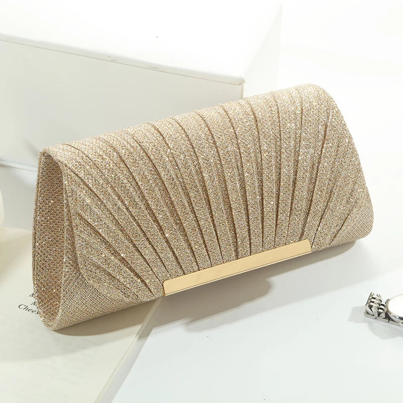 Goud Glitter Clutch