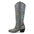 Grijze Glitter Laarzen