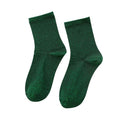 Groene Glitter Sokken