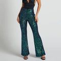 Groene Pailletten Broek